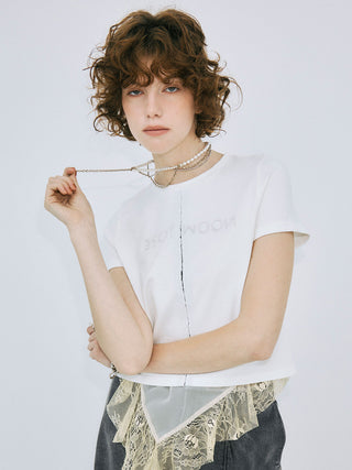 UPSIDE DOWN LOGO T-SHIRT