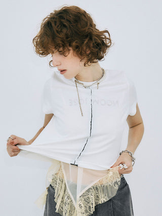 UPSIDE DOWN LOGO T-SHIRT