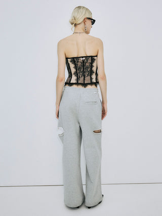 LACE PANEL CORSET