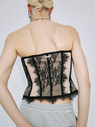 LACE PANEL CORSET