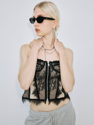 LACE PANEL CORSET