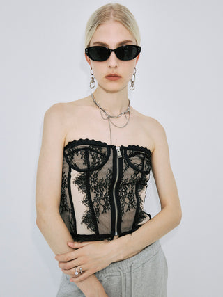 LACE PANEL CORSET
