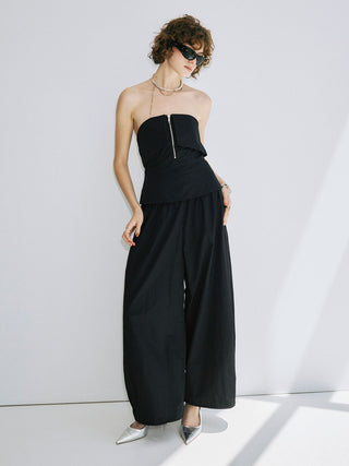 GATHER PANTS JUMPSUITS