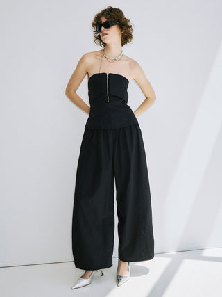 GATHER PANTS JUMPSUITS