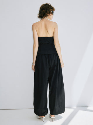 GATHER PANTS JUMPSUITS