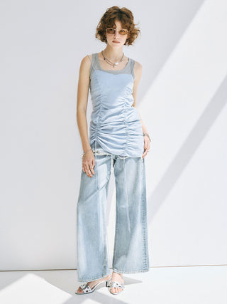 GATHER CAMI DRESS