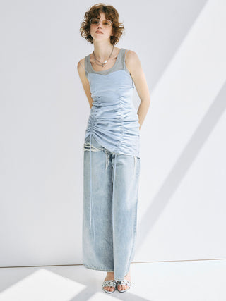 GATHER CAMI DRESS