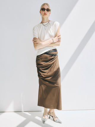 GATHER ASYMMETRY TSHIRT　
