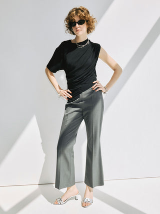 GATHER ASYMMETRY TSHIRT　