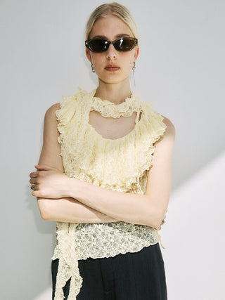 RAFFLE LACE TOPS