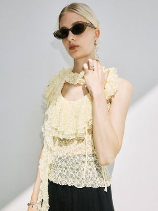 RAFFLE LACE TOPS
