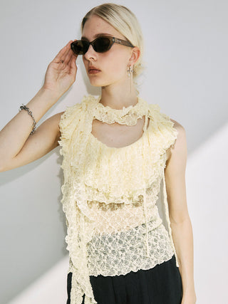 RAFFLE LACE TOPS