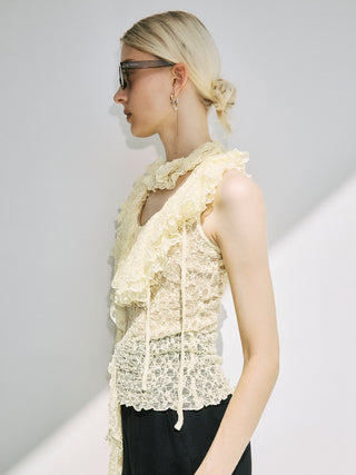 RAFFLE LACE TOPS
