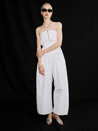 GATHER PANTS JUMPSUITS