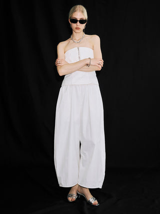 GATHER PANTS JUMPSUITS