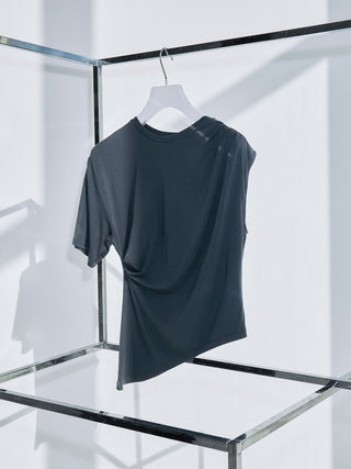 GATHER ASYMMETRY TSHIRT　