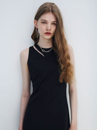 【SIGNATURE PIN】BACK OPEN DRESS