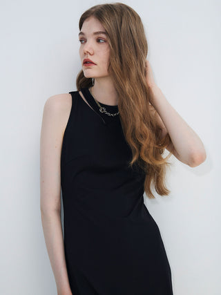 【SIGNATURE PIN】BACK OPEN DRESS