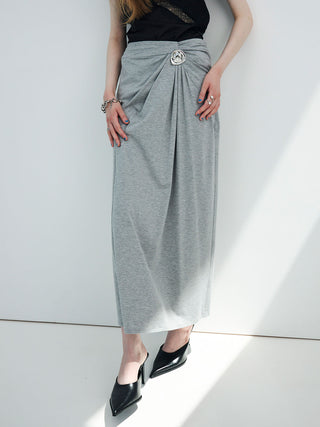 【SIGNATURE PIN】DRAPE SKIRT
