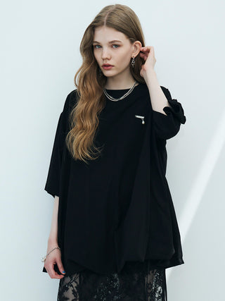 BALLON VOLUME CUT DRESS