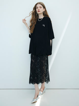 BALLON VOLUME CUT DRESS