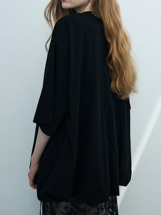 BALLON VOLUME CUT DRESS