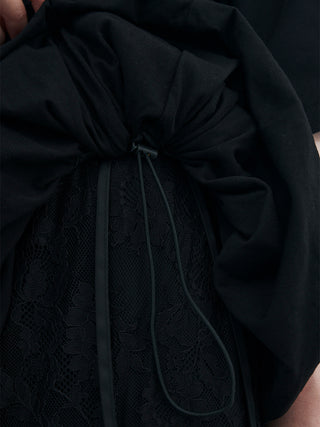 BALLON VOLUME CUT DRESS
