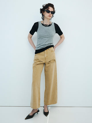 SHEER RIB TEE
