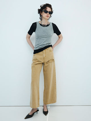 LAYERED LIKE DENIM PANTS