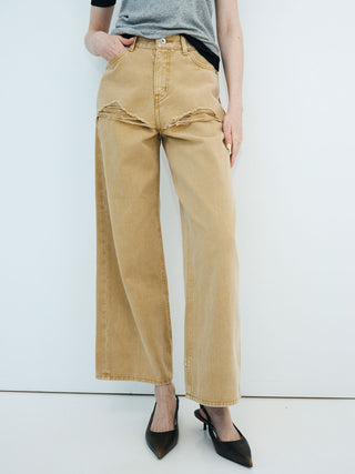 LAYERED LIKE DENIM PANTS