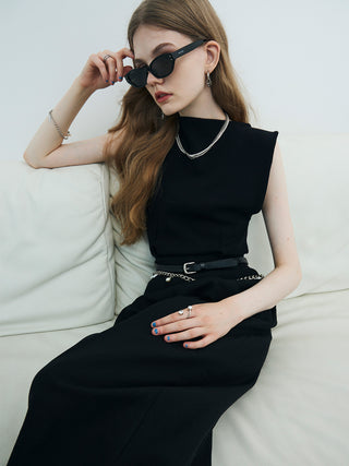 WASH WOOL WIDE PANTS