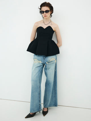 CONTRAST BUSTIER