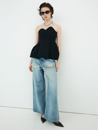 CONTRAST BUSTIER