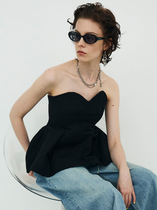 CONTRAST BUSTIER