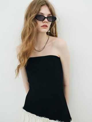 KNIT SLANT BEAR DRESS