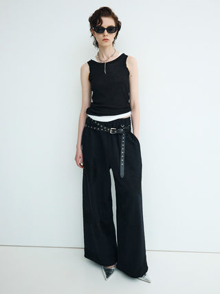 SHEER RIB TANKTOP