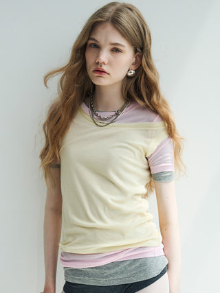 SHEER RIB TANKTOP
