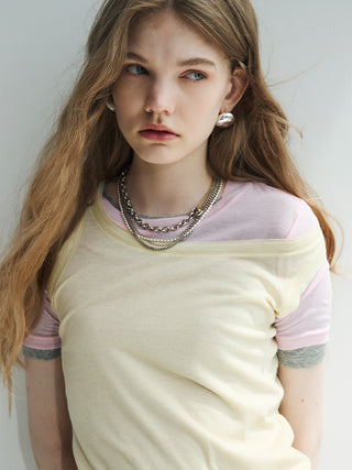 SHEER RIB TEE