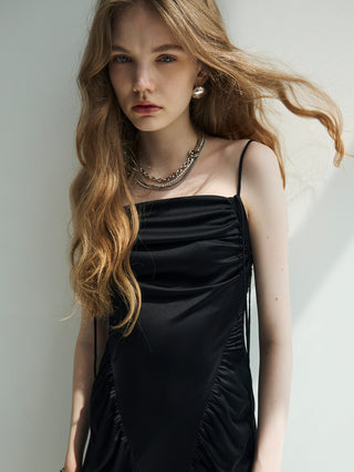 GATHER CUT DRESS