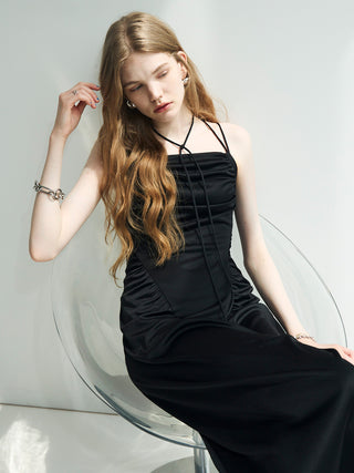 GATHER CUT DRESS
