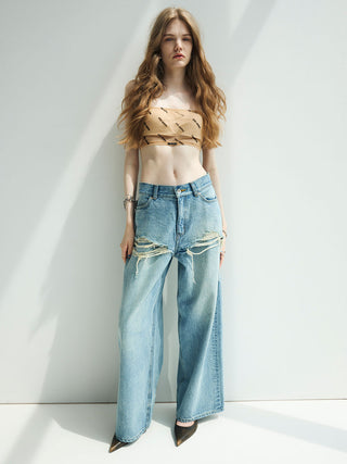 LAYERED LIKE DENIM PANTS