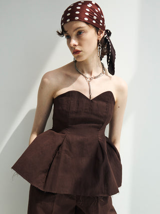 CONTRAST BUSTIER