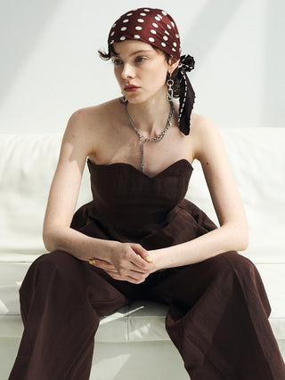 WASH WOOL WIDE PANTS
