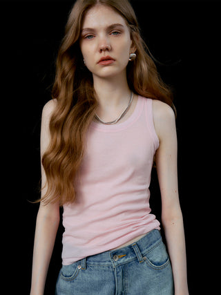 SHEER RIB TANKTOP
