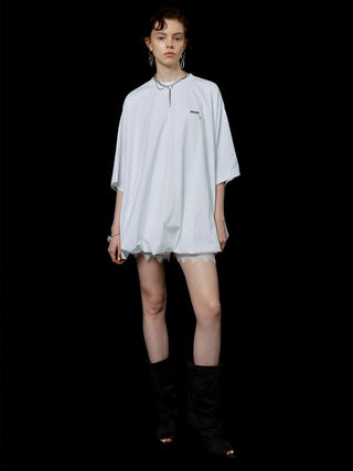 BALLON VOLUME CUT DRESS