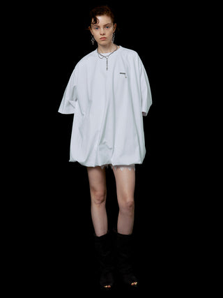 BALLON VOLUME CUT DRESS