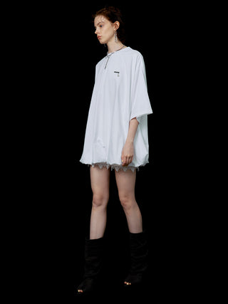 BALLON VOLUME CUT DRESS