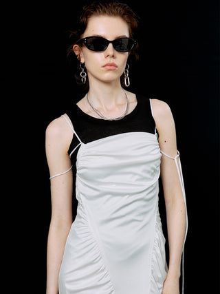 GATHER CUT DRESS