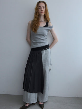 SEPARATE SCREW PLEATS SKIRT