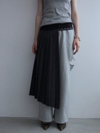 SEPARATE SCREW PLEATS SKIRT